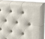 Delux Pikerad XL - Sänggavel, 90-210 cm - Beige