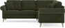 Eden - Hörnsoffa, 2+2-sits - Grön