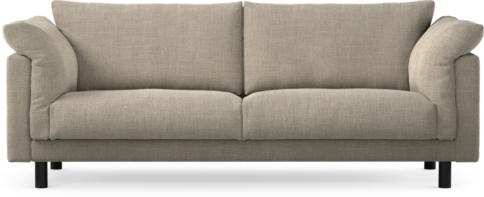 Cherrie - 3-sits soffa, fast klädsel - Beige