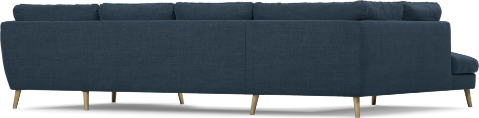 Madison Lux - 2-sits soffa med divan vänster och schäslong höger - Blå