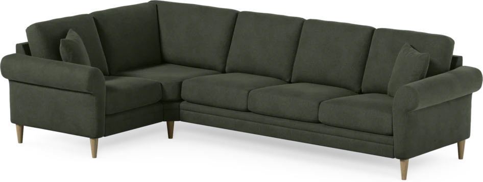 Eden - Hörnsoffa, 1+3-sits - Grön