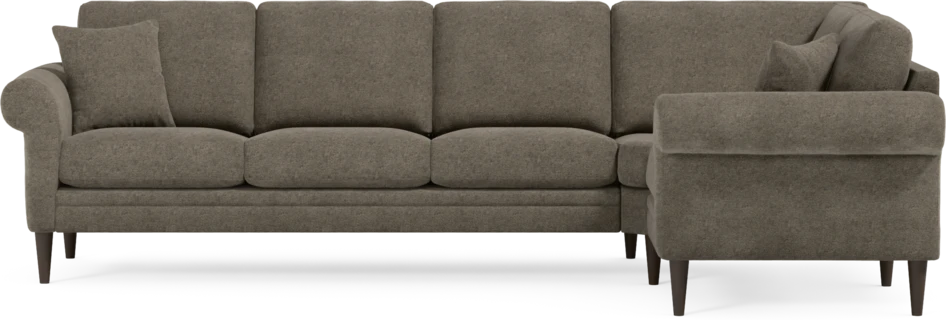 Eden - Hörnsoffa, 3+1-sits - Brun