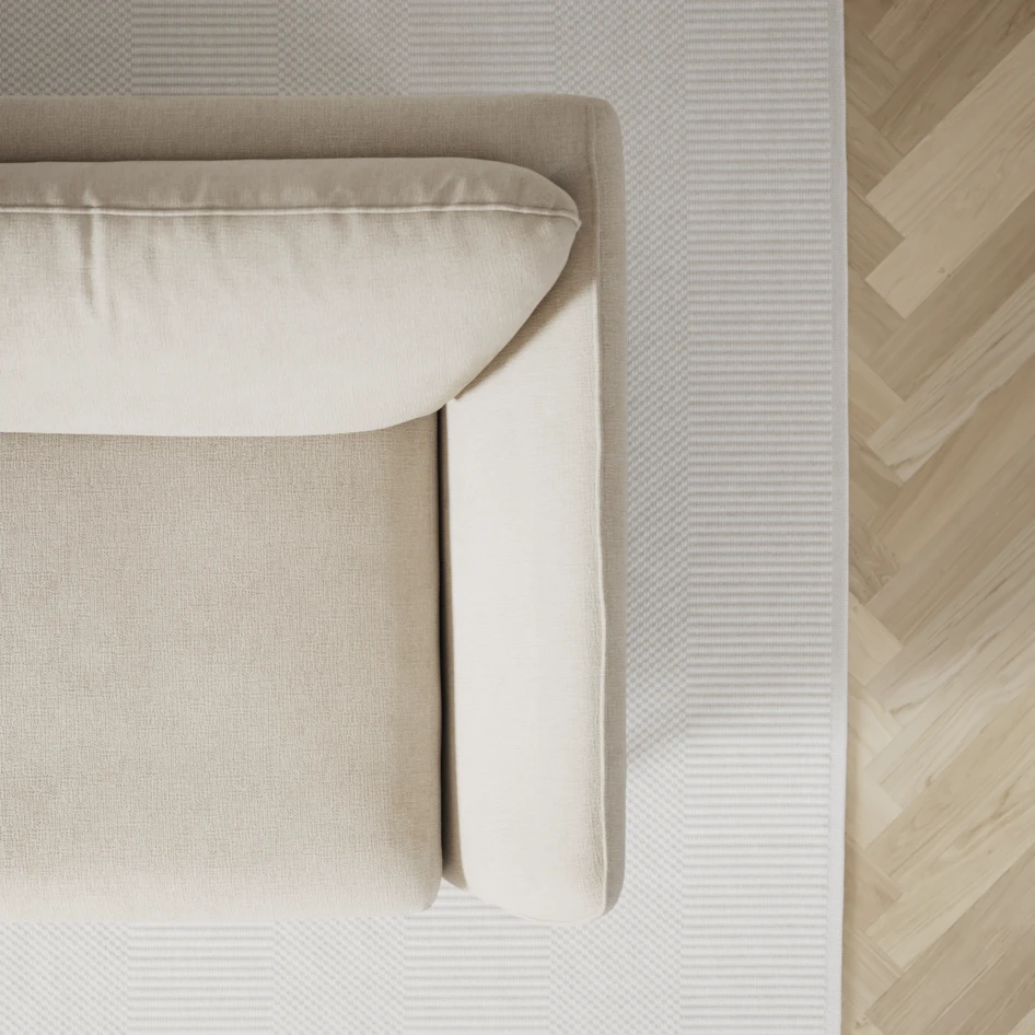 Madison Lux - Hörnsoffa med schäslong höger - Beige