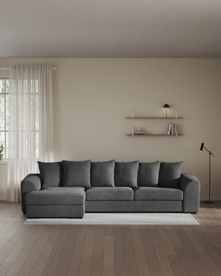 Town - 3-sits soffa med schäslong vänster - inspiration