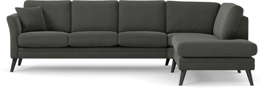 Eden - 3-sits soffa med divan - Grå