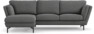 Madison Lux - 2-sits soffa med schäslong vänster - Grå