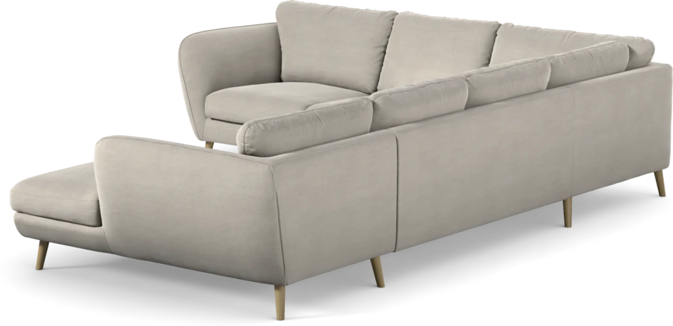 Madison Lux - Hörnsoffa med schäslong höger - Beige