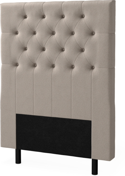Delux Pikerad XL - Sänggavel, 90-210 cm - Beige