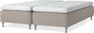 Delux Sense - Ramsäng, dubbelsäng med bäddmadrass - Beige