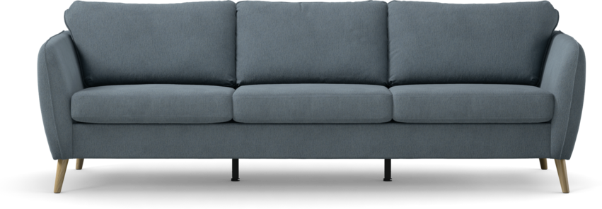 County - 3-sits soffa - Blå