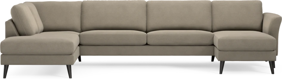 Bridge - 3-sits soffa med divan vänster och schäslong höger - Beige
