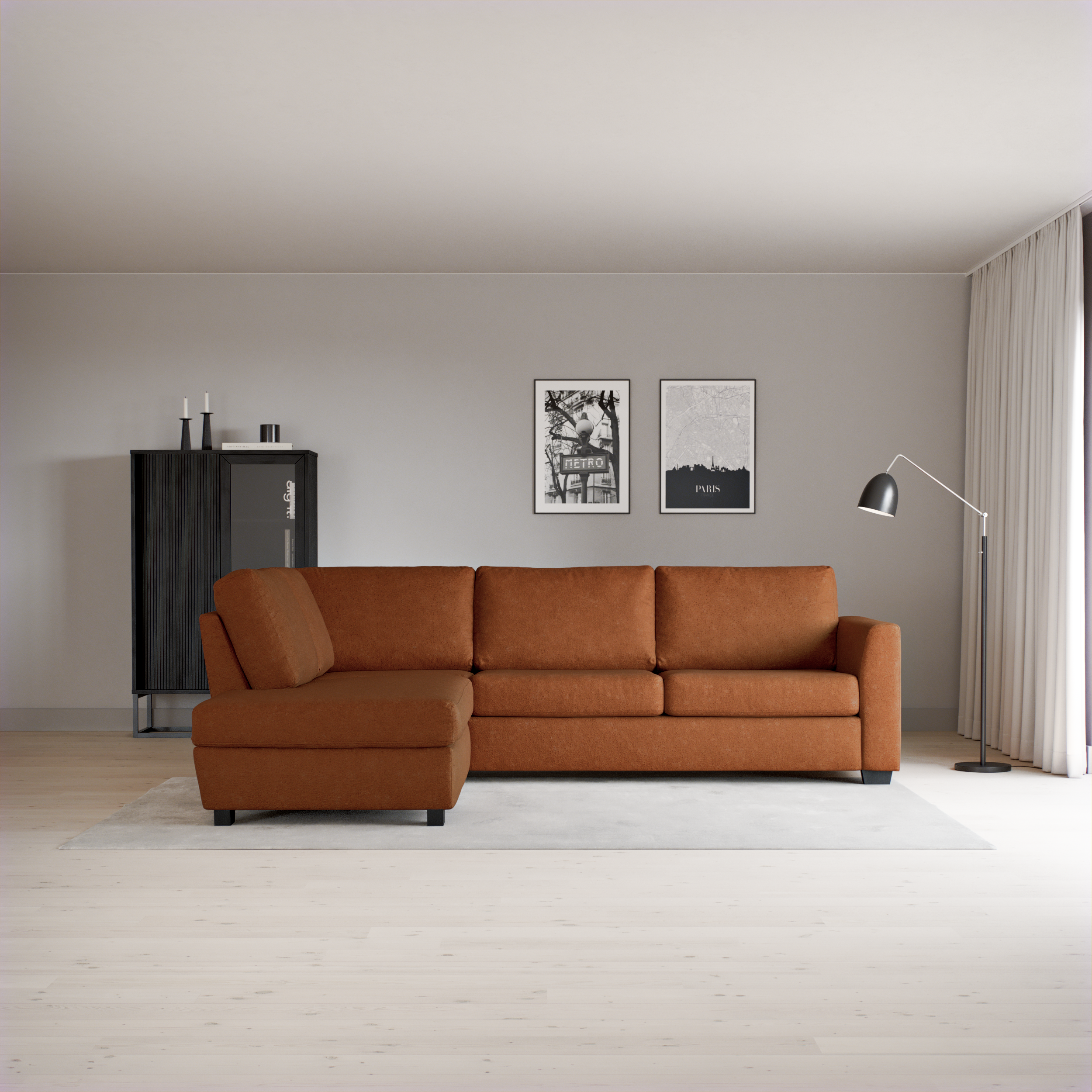 Friday - 2,5-sits soffa med divan vänster - inspiration