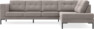Rio - 3-sits soffa med divan höger - Grå