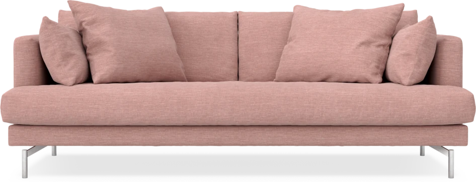 Harper - 3-sits soffa, hel dyna - Rosa