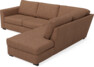 Friday - 2,5-sits soffa med divan höger - Orange