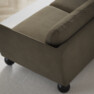 Madison Lux - 3-sits soffa med divan höger - Brun