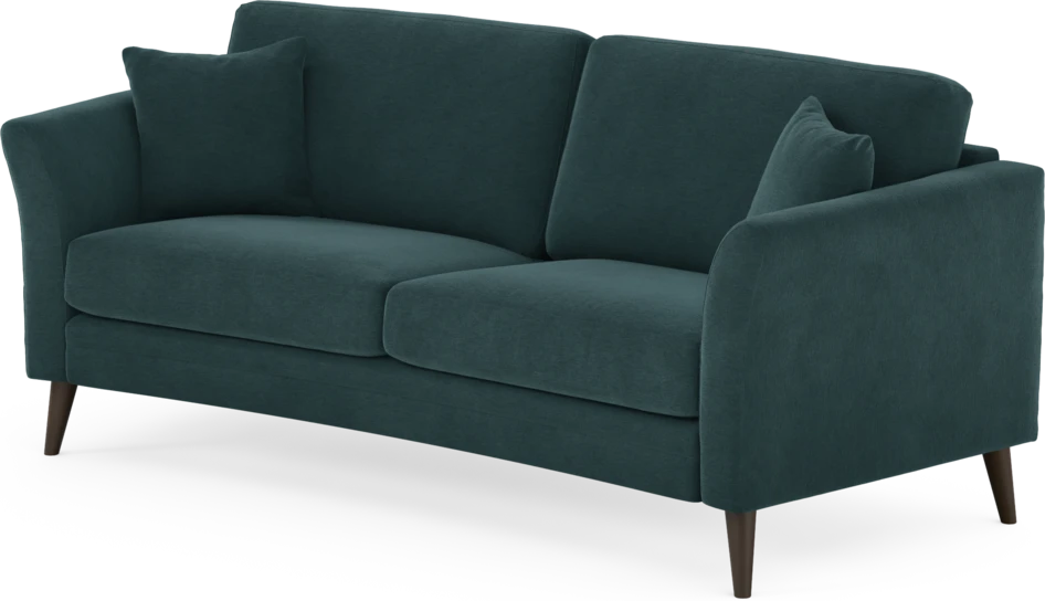 Eden - 2,5-sits soffa svängd - Blå
