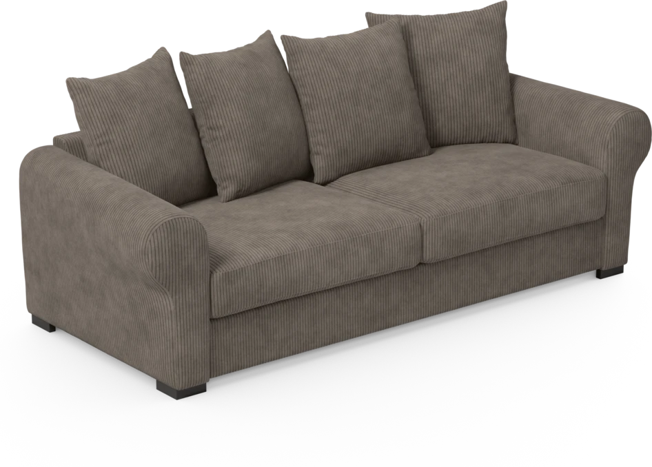 Town - 3-sits soffa - Brun