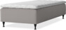 Delux Dream - Ramsäng, enkelsäng med bäddmadrass - Grå