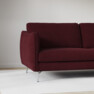 Madison Lux - 3-sits soffa med divan höger - Röd