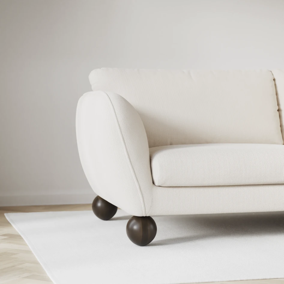 Madison Lux - Hörnsoffa med schäslong höger - Beige