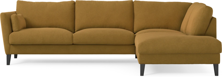 Winston - 3-sits soffa med divan höger - Orange