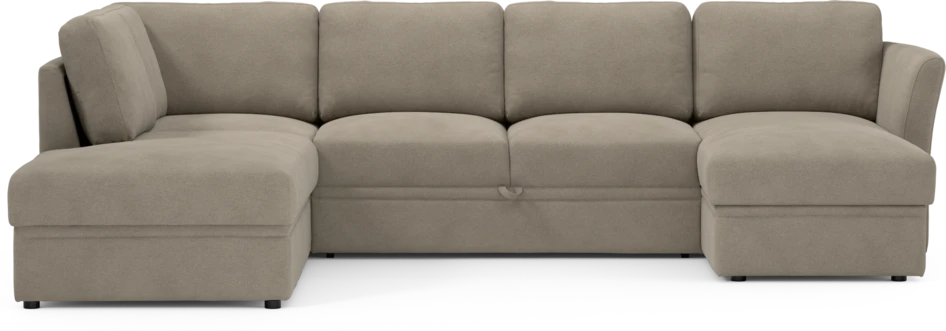 Öland - Bäddsoffa med divan vänster och schäslong höger - Beige