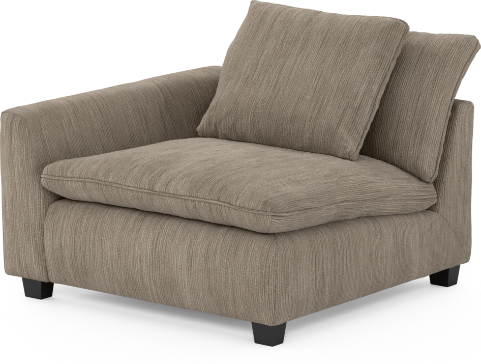 Bellora - 1-sits med armstöd vänster - Beige
