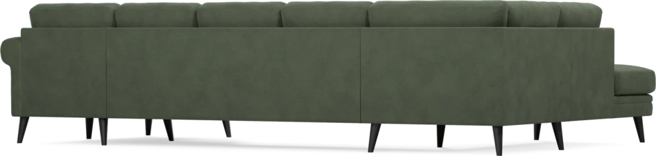 Eden - 3-sits soffa med divan vänster och schäslong höger - Grön