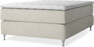 Delux Exclusive - Kontinentalsäng, enkelsäng 140 cm med bäddmadrass - Beige