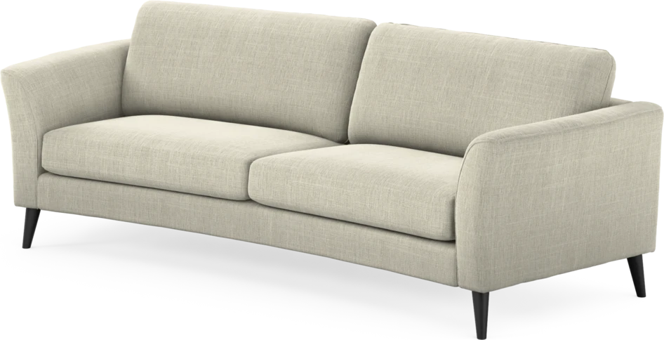 Bridge - 3-sits soffa svängd - Beige