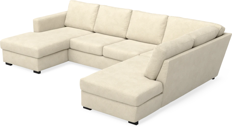 Friday - 3-sits soffa med schäslong vänster och divan höger - Beige