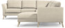 Bridge - Hörnsoffa, 2+3-sits med schäslong höger - Beige