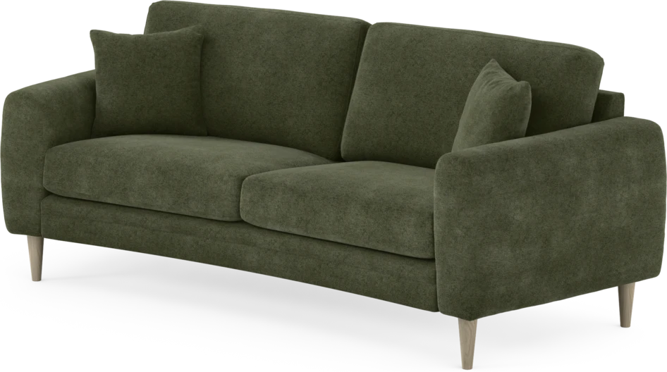 Eden - 2,5-sits soffa svängd - Grön