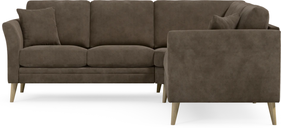 Eden - Hörnsoffa, 2+2-sits - Brun