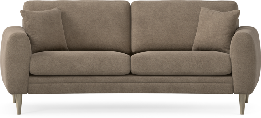 Eden - 2,5-sits soffa svängd - Brun