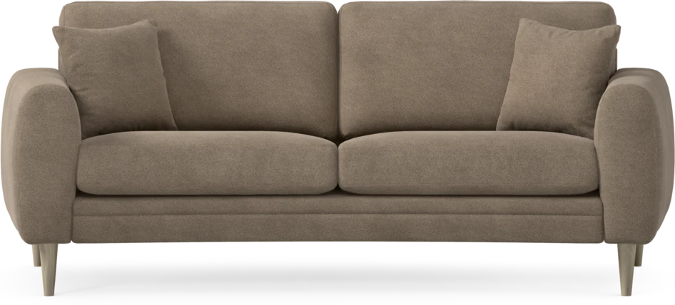 Eden - 2,5-sits soffa svängd - Brun