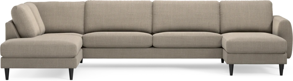 Bridge - 3-sits soffa med divan vänster och schäslong höger - Beige