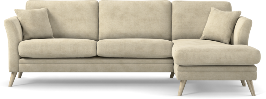 Eden - 2,5-sits soffa med schäslong - Beige