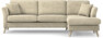 Eden - 2,5-sits soffa med schäslong - Beige