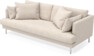 Harper - 3-sits soffa, hel dyna - Vit