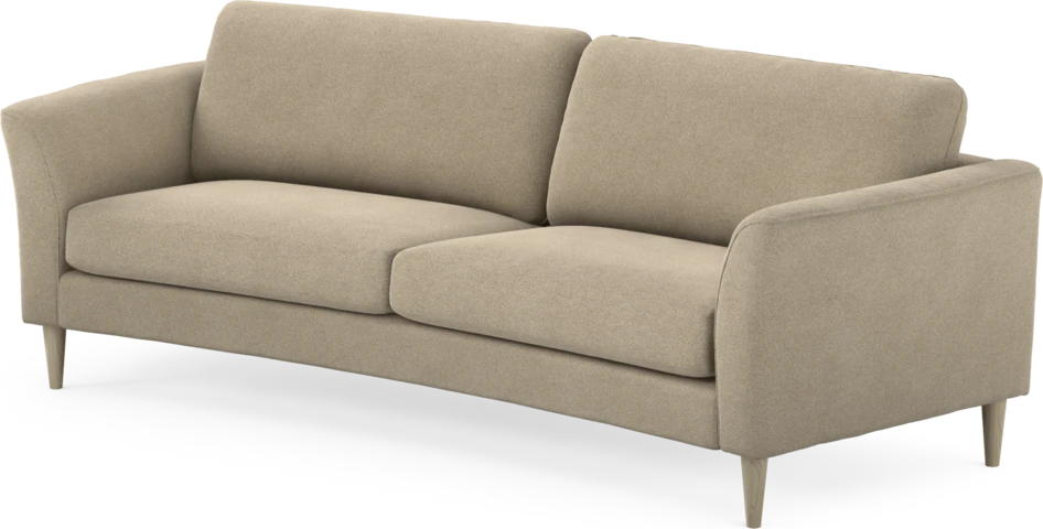 Bridge - 3-sits soffa svängd - Beige