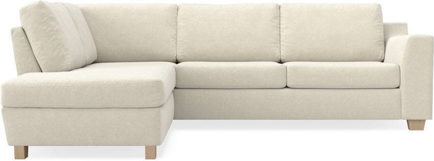 Friday - 2,5-sits soffa med divan vänster - Beige