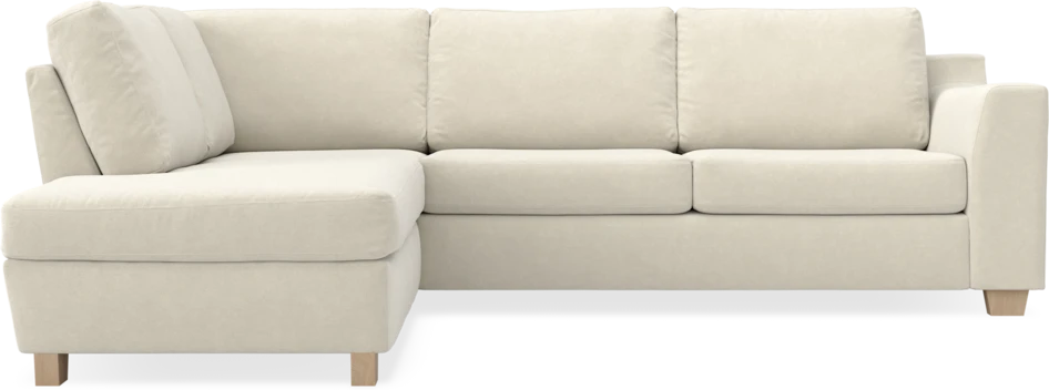 Friday - 2,5-sits soffa med divan vänster - Beige