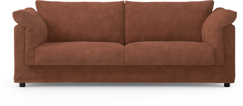 Cherrie - 3-sits soffa med kappa - Orange