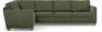 Friday - Hörnsoffa, 2+3-sits - Grön