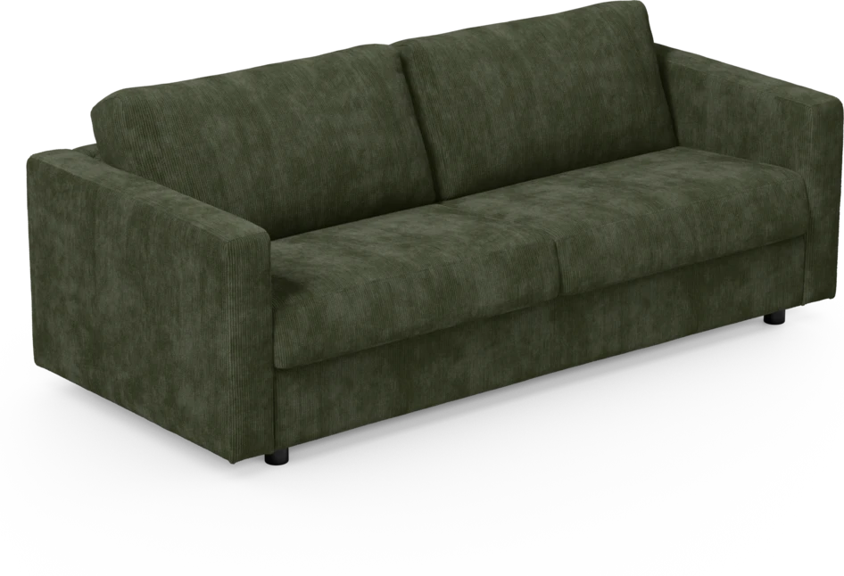 Lindö - Bäddsoffa 3-sits  - Grön