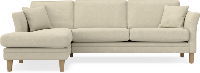 Eden - 2,5-sits soffa med schäslong - Beige