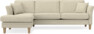 Eden - 2,5-sits soffa med schäslong - Beige