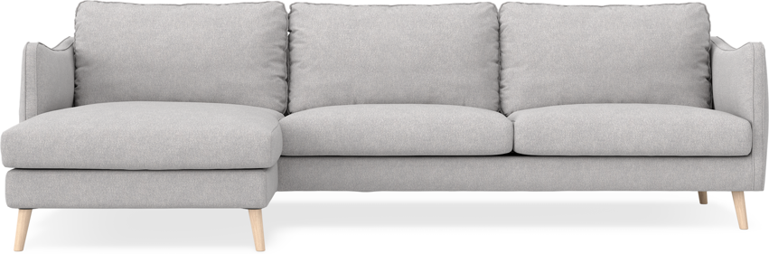 Madison - 3-sits soffa med schäslong vänster - Grå